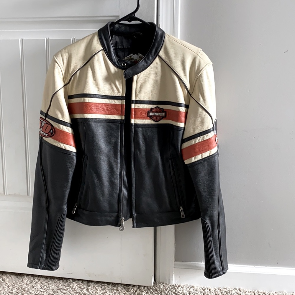 Harley Davidson leather riding jacket